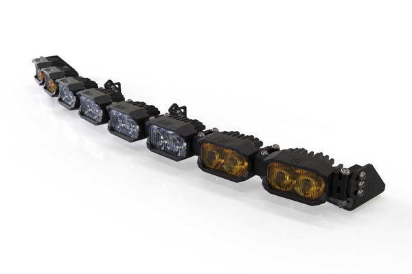 Morimoto 2Banger Bar Off Road LED Light Bar: 8 Pod / 31.5"