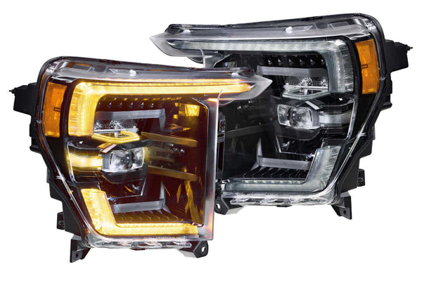 Morimoto Ford F-150 (2021+) XB Hybrid LED Headlights - Amber DRL