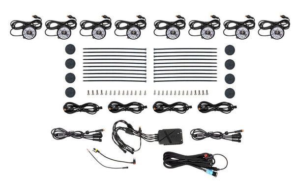 Morimoto Rock Light Kit: Color Changing RBG (8 PC)