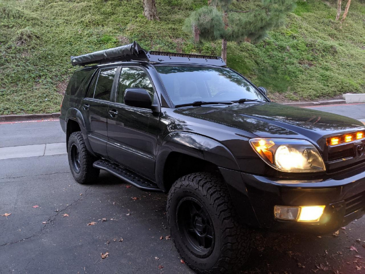 Bolt on step edition rock slider for Toyota 4Runner