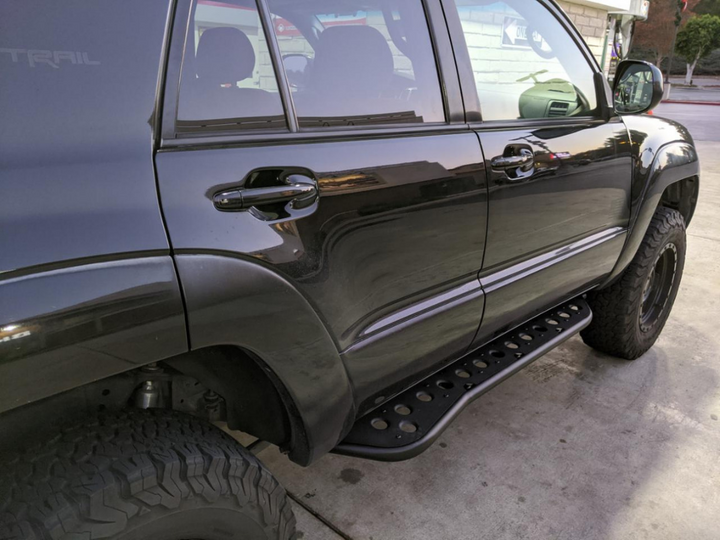 Powder coat Toyota 4Runner step edition rock sliders