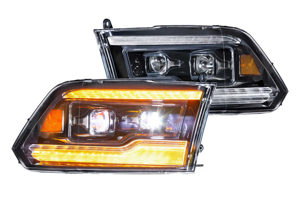 Morimoto RAM (09-18) XB LED Headlights - Amber DRL