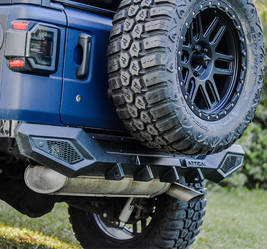 Attica 4x4 2018-2024 Jeep Wrangler JL Terra Series Rear Bumper