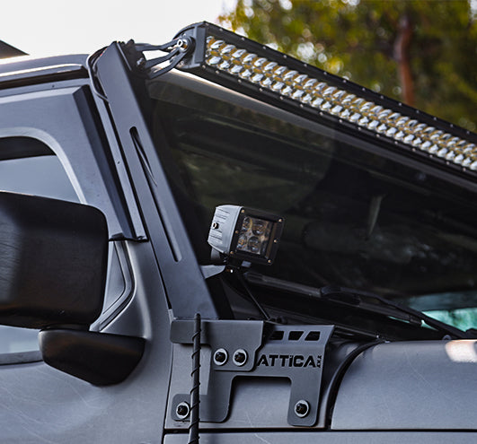 Attica 4x4 2019-2023 Jeep Gladiator JT Frontier Series Light Mount Brackets