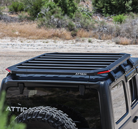 Attica 4x4 2018-2024 Jeep Wrangler JL Frontier Series Roof Rack