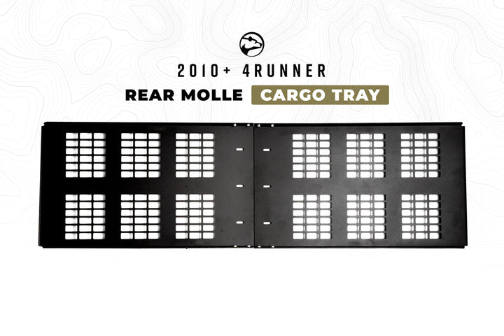 Dimensions for Toyota 4Runner Rear MOLLE Cargo Tray