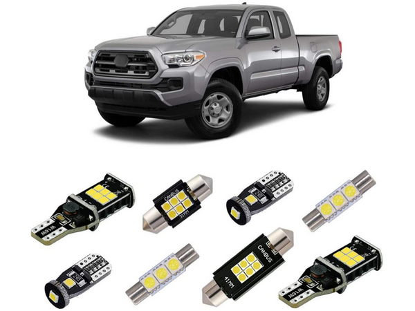 Toyota Tacoma 2016-2021 9-Piece Interior LED Light Kit